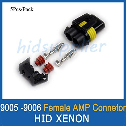 RUNSTAR 5Set/Pack 9005 9006 Female connector HID Xenon Plug Sockets Waterproof adaptor