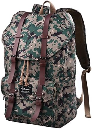 Epokris Unisex 14 Inch Laptop Backpack School Lightweight Floral Backpack for Teens E00286 camo
