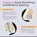 Anti-snoring devices: Stop Snoring Nose Vent New Premium And Upgraded Anti Snore Nose Vent #1 Snoring Solution by MediSnoring.