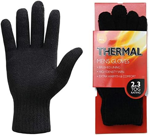 Warm Knitted Thermal Thinsulate Wool Lined Gloves in Winter Thick Warm for Men Women