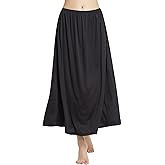 MANCYFIT Half Slips for Women Long Slip Under Dress Invisible Straps Underskirt for Dresses
