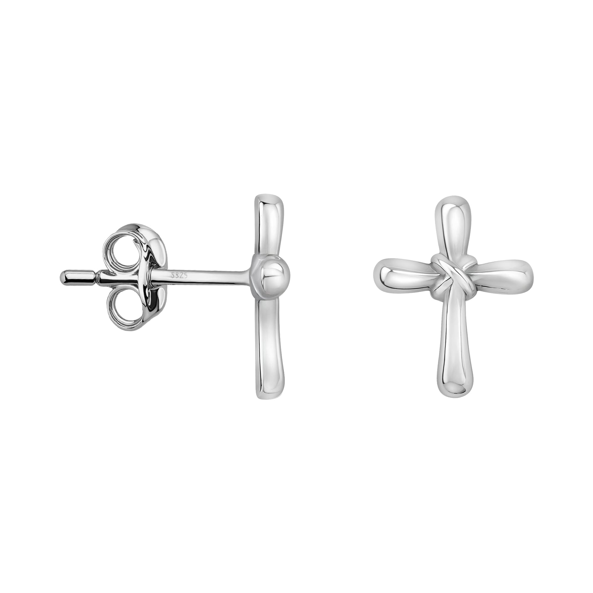 SOFIA MILANI - Women's Earrings 925 Silver - Cross Stud Earrings - 20827