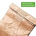 Tyvek Lunch Bag pack of 2, Eco Waterproof Reusable Lunch Box,Tyvek Leakproof Insulated Brown Paper Snack bags for work/school/picnic（6L）