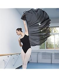 Woosun adulto Señoras Sheer Wrap falda falda de ballet damaes danza bufanda largo falda de 80 cm de longitud