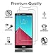 HPTech LG G4 Screen Protector - (2-Pack) Tempered Glass Film for LG G4 Screen Protector Bubble Free 9H Hardness