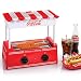 Nostalgia HDR565COKE Coca-Cola Hot Dog Roller and Bun Warmer, 8 Hot Dog and 6 Bun Capacity primary