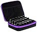 Kapmore Essential Oil Case Essential Oil Storage for 5ml, 10ml and 15ml Bottles Oil Holder Carrying Case for Travel