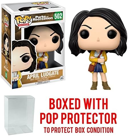 Pop! Television: Parks and Recreation - April Ludgate Figure and Bundled with Pop BOX PROTECTOR CASE
