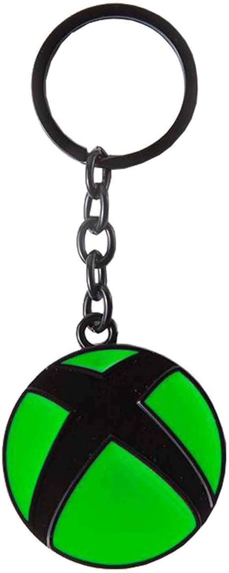 Xbox Logo Metal Pendant Keyring Schlusselanhanger 16 Centimeters