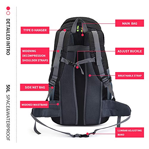 hiking backpack shoulder pads