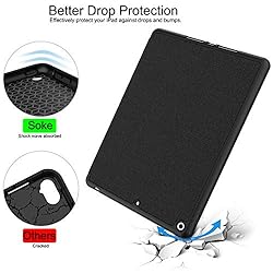 Soke New iPad 10.2 Case with Pencil Holder for iPad