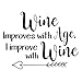 Ink Splash Promos Wine Tumbler with Funny Sayings, Stainless Steel Double Wall Insulated Stemless Wine Glass, Gift for Birthday, Christmas, 12 oz