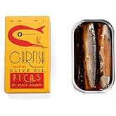 Ati Manel Canned Garfish in Spiced Olive Oil | 1 x 120g Tinned Fish | Canned in Olive Oil