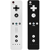 Wii Controller 2 Pack, Wii Remote Controller Compatible with Nintendo Wii and Wii U, Wii Controller with Silicone Case and Wr