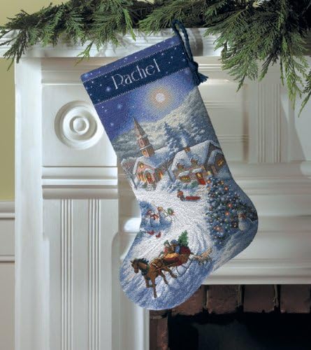 Gold Collection Sleigh Ride At Dusk Stocking