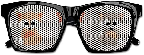 Many Fox Black Retro Resin Rim Frame Fashion Party Sunglasses