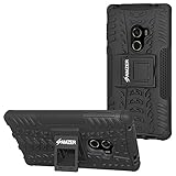 AMZER Slim Protective Shockproof Hybrid Warrior Dual Layer Case Skin for Xiaomi Mi Mix - Black
