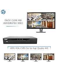 Best Vision 16 channels 4 in 1 HD DVR security camera system (1 TB HDD), 16 units 2 MP high-definition outdoor cameras with night vision DIY kit, application for Smartphone remote monitoring