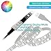 LED TV Backlight,LANMU USB Bias Lighting Device,Multi Color Adhesive Strip Lighting Kit for Flat Screen HDTV LCD,Desktop Monitors（Black）