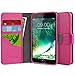 i-Blason Case Designed for iPhone 7/ iPhone 8, [Wallet Case] [Kickstand] Leather Cover with Credit Card ID Holders (Pink)