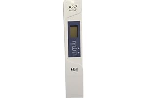 HM Digital AP-2 AquaPro Water Quality Electrical Conductivity Tester, 0-9999 µS Range, 1 µS Resolution, +/- 2% Readout Accuracy , Black
