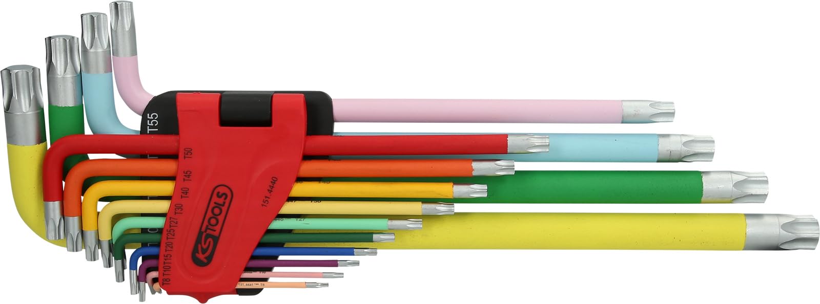 KS Tools 151.4440 Torx Allen Key Set, Extra Long, 14 Pieces