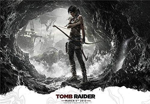 Rise of The Tomb Raider Game Poster Prints Wall Art Decor Unframed,32x22 16x12 Inches,Multiple Patterns Available