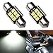 ENDPAGE DE3175 DE3021 DE3022 3175 LED Bulb White 6000K Super Bright 31mm Festoon Canbus Error Free, 2-pack, Work as Interior Dome Map Lights, Door Courtesy Lights, Trunk Lights, License Plate Lights
