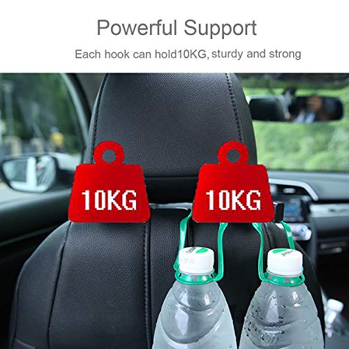 image for AYUQI Car Hooks Headrest Hangers Car Front Back Seat Hooks with Phone 