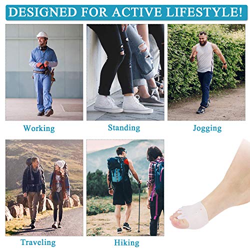 image for Feeke (8PCS) Ball of Foot Cushions, Metatarsal Pads/Cushion,Bunion Cor