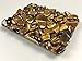 OYAMIHUI Tiger's Eye Stone Soap Dish,Soap Dish Bronze to Keep The Soap Dry (Tiger's Eye Stone)