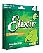 Elixir Strings Nickel Plated Steel 4-String Bass Strings w NANOWEB Coating, Long Scale, Medium (.050-.105)