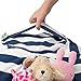 T-Bugs Best Stuffed Animal Storage Bean Bag Chair, Premium Cotton Canvas Toy Organizer for Kids Bedroom, Perfect Storage Solution for Plush Toys, Blankets, Towels & Clothes (38