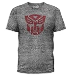 Transformers Autobots Logo Adult Heather Gray T-Shirt
