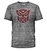 Transformers Autobots Logo Adult Heather Gray T-Shirt