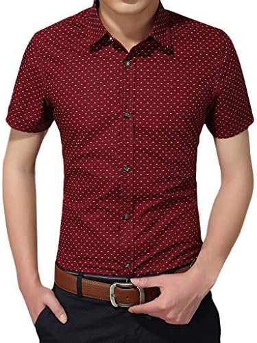 Summer Men's Printed T-Shirt Casual Short-Sleeved Comfortable Tops Shirts Blouse