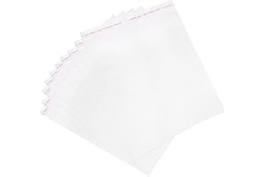 Uxcell 100Pcs Clear Plastic Self Sealing OPP Cello Bags, 12" x 16", for Packing Cookies, Candy, Jewelry, Gifts