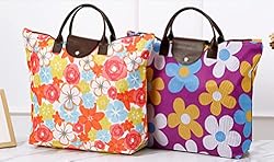 Foldable Shopping Bag with Wheels Collapsible