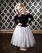 My Lello Black Big Girls Tutu 3-Layer Ballerina (4T-10yr)