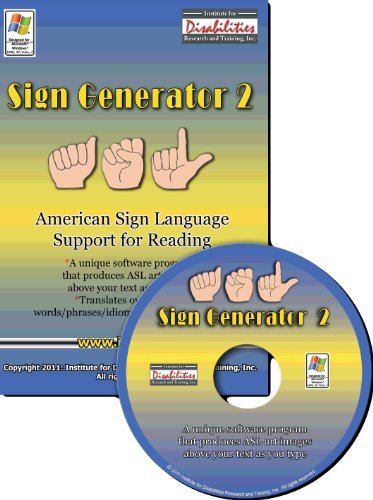 UPC 736846864017, Sign Generator American Sign Language Support for Reading CD ROM