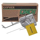 Cinch Gopher Trap with Tunnel Marking Flag (Medium) Heavy-Duty, Reusable Rodent Trapping System | Lawn, Garden, and Outdoor Use | Weather Resistant Steel
