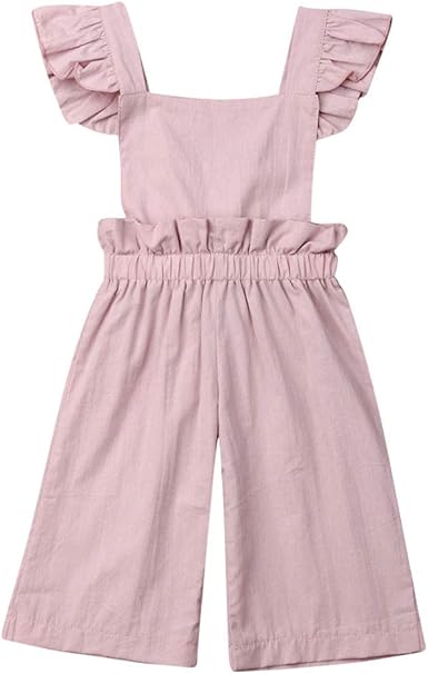 baby girl ruffle jumpsuit