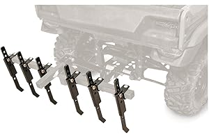 Camco Black Boar ATV/UTV Chisel Plow Implement, Breaks Up Hard Ground with 6 Independently Adjustable Chisels