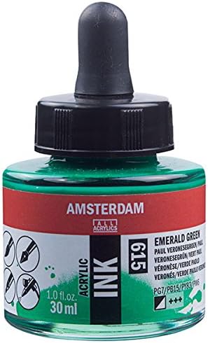 Amsterdam Acrylic Ink 30Ml Emerald Green