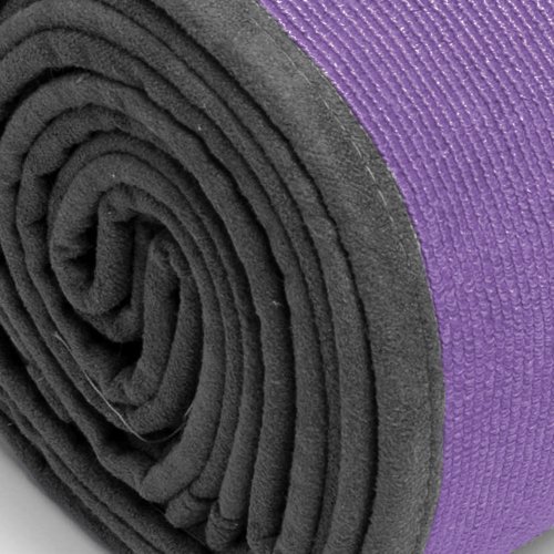 Cush Yoga TowelÂ - 100% Microfiber Yoga Mat TowelsÂ -Â Without Silicone Backing -Â AbsorbentÂ -Â 600Â gsmÂ -Â Ultra-Thick forÂ BikramÂ andÂ Hot YogaÂ -Â Â Multiple Sizes and ColorsÂ -Â 24" x 72"