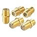 uxcell 5 Pcs F-Type Female to Female Coaxial Coupler Adapter Connector