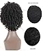 YIROO Natural Synthetic Curly Wig for Women, Fashion Cosplay Party Affordable Synthetic Wigs With Free Wig Cap (#1b)