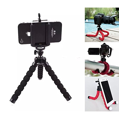 AMTopShow Octopus Style Portable and adjustable Tripod Stand Holder for iPhone, Cellphone (Length 6.5 INCH)