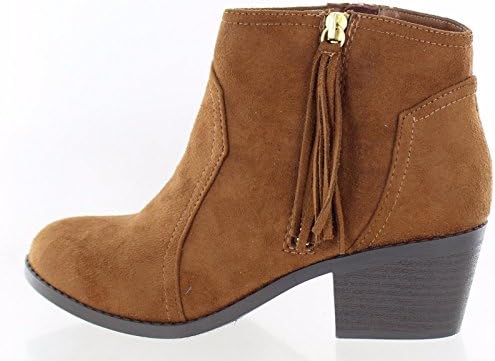 Sarah Jayne Youth Girls Fringe Janis Faux Suede Ankle Bootie (Toddler/Little Kig/Big Kid)