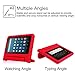 Fintie Case for Amazon Fire HD 8 (2016 6th Generation), [Kiddie Series] Shock Proof Light Weight Convertible Handle Stand Cover Kids Friendly for Fire HD 8 Tablet (2016 6th Gen Only), Red